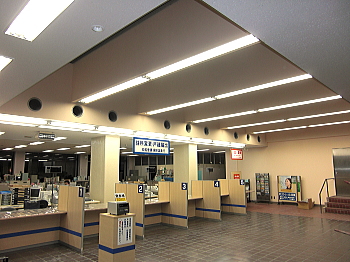蒲郡市役所 市民課窓口全体内装塗装