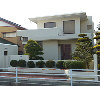 蒲郡市 ガイナ塗料で外壁塗装・リペイント
