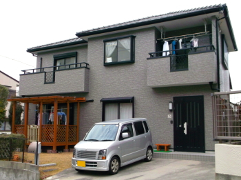 幸田町 クリアー塗装における全面外壁塗装